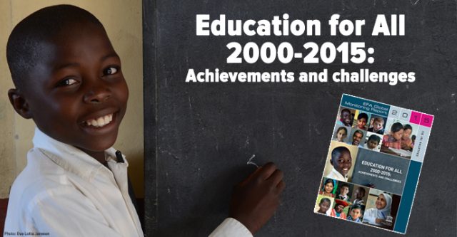 EFA 2000-2030, achievements and challenges (GMR 2015)