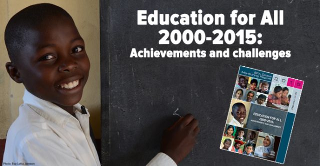 OUD | EFA GMR 2015: EFA 2000-2030 – achievements and challenges for North and South
