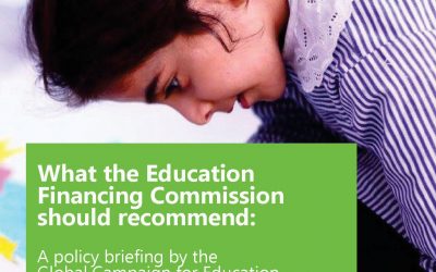 10 aanbevelingen van GCE voor de Education Commission