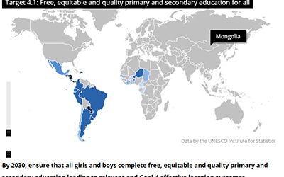 Onderwijs wereldwijd in kaart gebracht in eAtlas van UNESCO