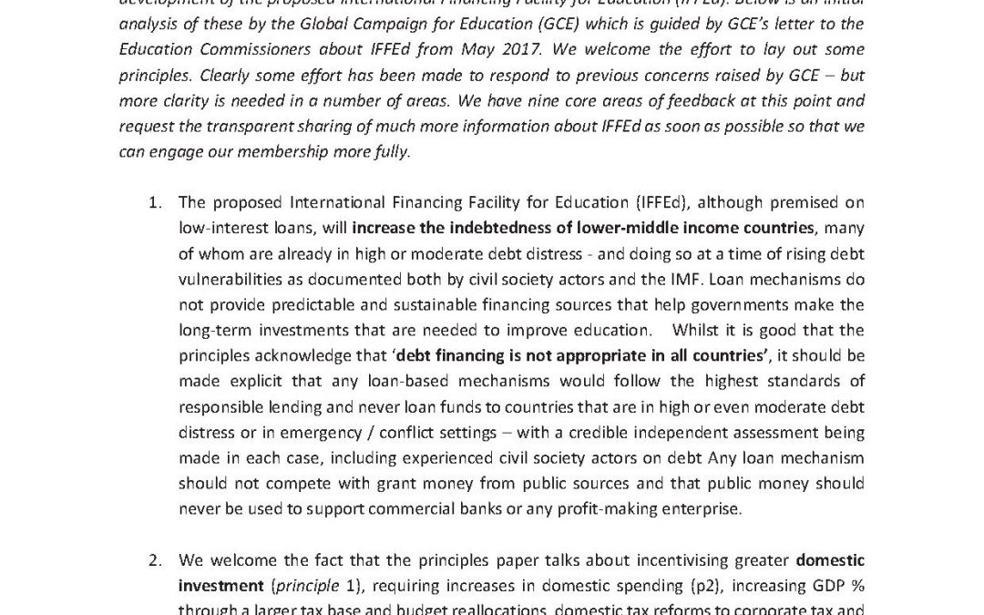 Zorgen GCE over voorstel Education Commission nog niet weggenomen